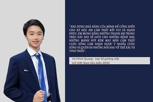 Võ Minh Quang - 'cậu bé vàng' piano Việt Nam với nhiều hoạt động ý nghĩa cho cộng đồng