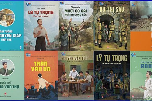 Ra mắt bộ sách về các anh hùng tuổi trẻ Việt Nam