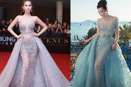 Sau vụ thanh lý đồ, Ngọc Trinh bị 'đào' lại những lần mặc váy nhái