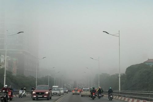 Sương mù bao phủ miền Bắc