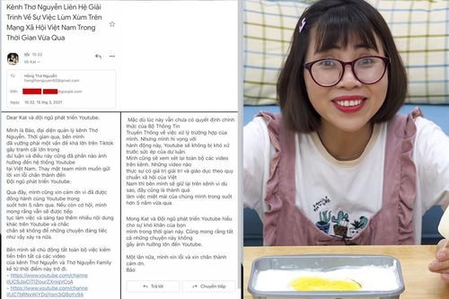 Thơ Nguyễn ẩn video, tắt kiếm tiền kênh YouTube, xin lỗi các em nhỏ và phụ huynh