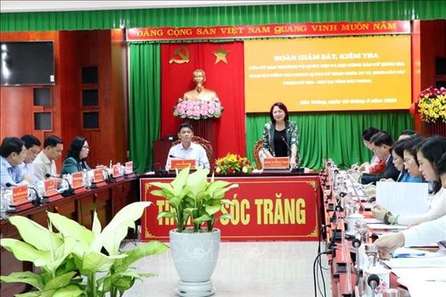 Phó Chủ tịch nước kiểm tra, giám sát công tác bầu cử tại Sóc Trăng