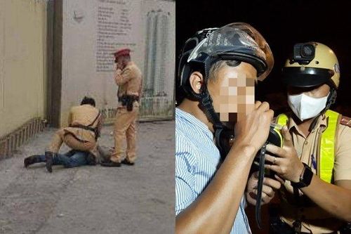 Cao điểm kiểm tra nồng độ cồn: 'Ma men' tiếp tục 'tung chưởng' vào mặt CSGT