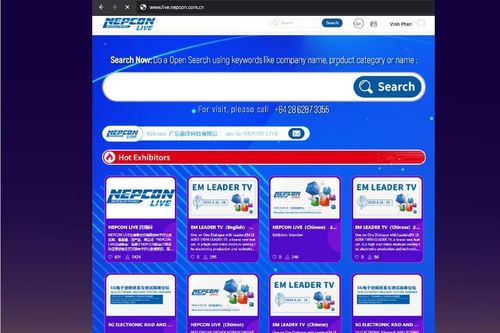 Việt Nam tổ chức triển lãm điện tử trực tuyến NEPCON LIVE duy nhất trong ngày 26/3
