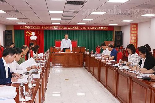 Rà soát công tác chuẩn bị tổ chức Hội nghị xúc tiến đầu tư tỉnh Sơn La năm 2021