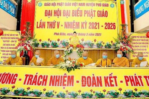 Bình Dương: Đại hội đại biểu Phật giáo huyện Phú Giáo lần V nhiệm kỳ 2021-2026