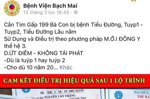 Bệnh viện Bạch Mai bị mạo danh để lừa đảo, trục lợi