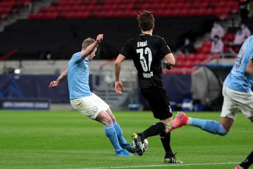 De Bruyne nã đại bác bắn hạ Monchengladbach, Man City nhẹ nhàng vào tứ kết