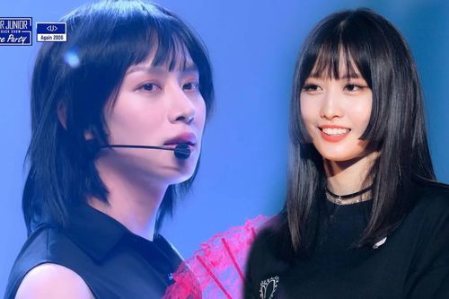 Góc 'tướng phu thê': Khoảnh khắc encore của Heechul sao lại giống Momo thế này