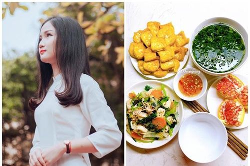19 tuổi, cô nàng sinh viên cứ rảnh là vào bếp, nấu toàn món ngon