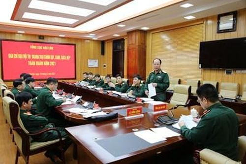 Họp Ban Chỉ đạo Hội thi 'Doanh trại chính quy, xanh, sạch, đẹp' toàn quân năm 2021