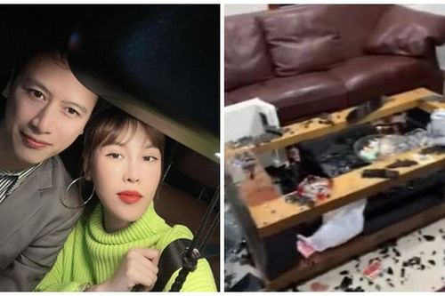 'Bà bầu' Quế Vân tố bạn trai đập phá nhà cửa vì 'trà xanh'