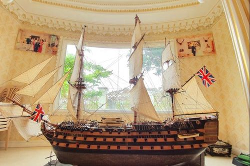 Mô hình độc bản chiến hạm HMS Victory 1759 huyền thoại, giá khoảng 280 triệu đồng