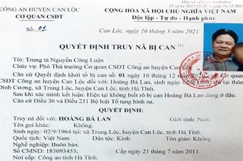 Truy nã đối tượng giao cấu với trẻ em rồi bỏ trốn
