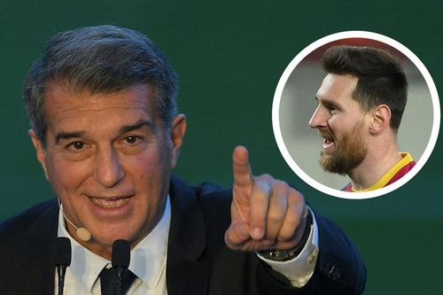 Tân chủ tịch Barcelona nhắn Messi: 'Cậu biết tình cảm của tôi rồi đó'
