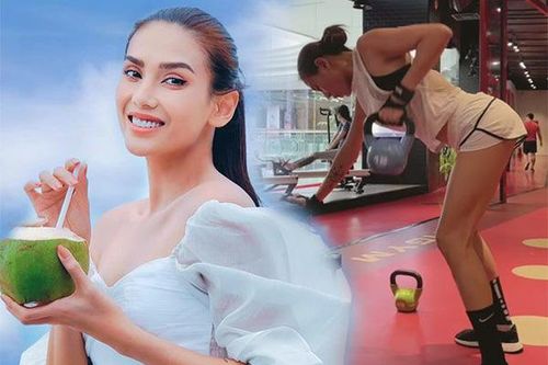 Chăm chỉ đẩy tạ trong phòng gym, nào ngờ Võ Hoàng Yến khoe luôn báu vật trứ danh