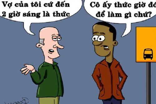 Vợ làm gì mà 2 giờ sáng vẫn thức?