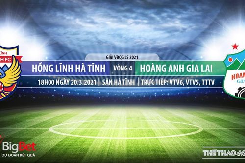 Soi kèo nhà cái Hà Tĩnh vs HAGL. VTV6, TTTV trực tiếp bóng đá Việt Nam