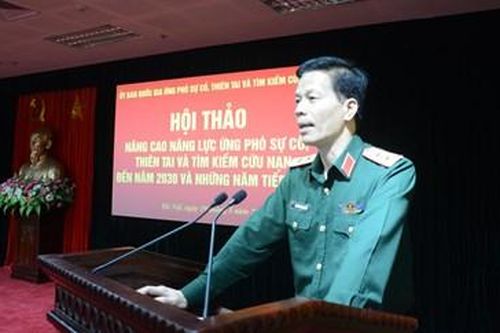 Tập trung nâng cao năng lực ứng phó sự cố, thiên tai và tìm kiếm cứu nạn