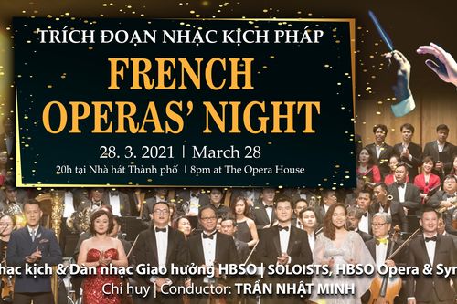 Chương trình Nhạc kịch Pháp mở đầu mùa diễn 2021 của HBSO