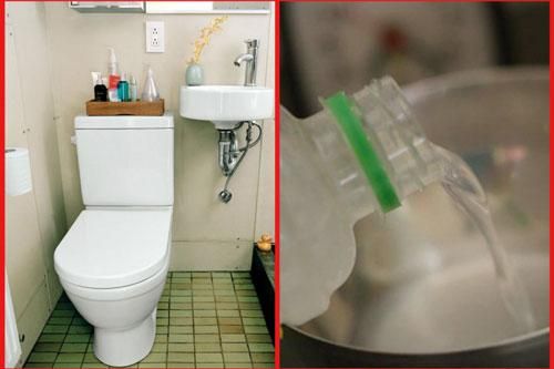 Đặt 1 chén rượu trong nhà vệ sinh, không cần sáp thơm vẫn khử sạch mùi hôi