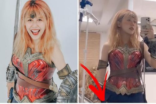 Hậu Hoàng hóa Wonder Woman nhưng lại bị netizen soi chi tiết 'cười xỉu'