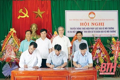 MTTQ các cấp với công tác bảo vệ môi trường