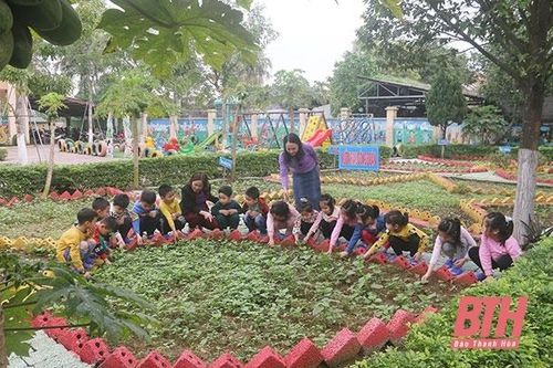 Ghi nhận từ chương trình 'Mỗi trường học một mô hình' ở huyện Hoằng Hóa
