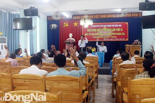 Đến ngày 19-3, toàn tỉnh đã hoàn thành việc tổ chức hội nghị hiệp thương lần 2