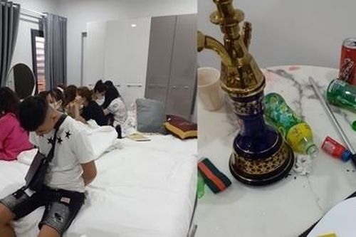 Bắt 23 nam nữ 'mở tiệc' ma túy thâu đêm