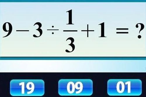 Phép toán cơ bản khiến nhiều người bối rối