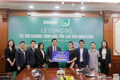 Danko Group tài trợ 1 tỷ đồng bảo tồn rùa Hoàn Kiếm