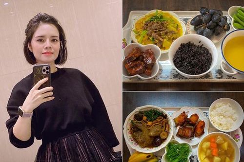 8X Hà Nội khoe cơm cữ ngon như nhà hàng, chị em không đẻ nhìn cũng thòm thèm