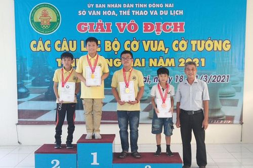 Giải vô địch các câu lạc bộ cờ vua - cờ tướng tỉnh năm 2021: Biên Hòa chiến thắng áo đảo