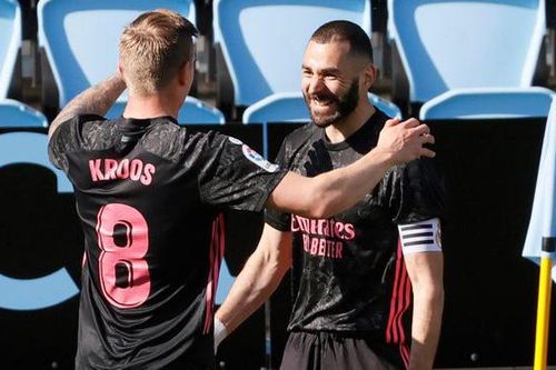 Celta Vigo 1-3 Real Madrid: Benzema tỏa sáng rực rỡ, Real Madrid tiến gần Atletico