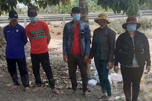 Bắt năm người nhập cảnh trái phép vào Long An