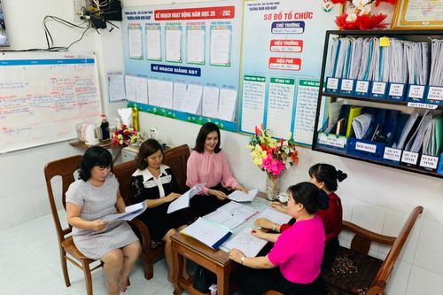 Kiểm tra công tác quản lý bán trú mầm non
