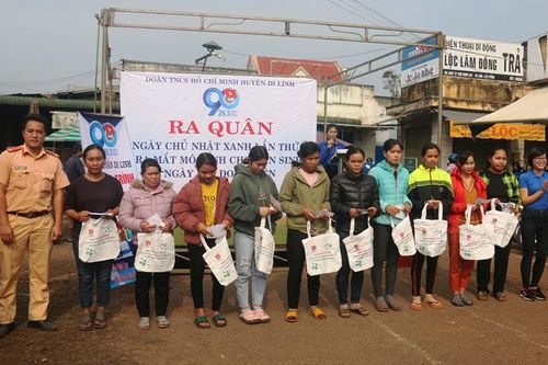 Di Linh ra quân Ngày Chủ nhật xanh