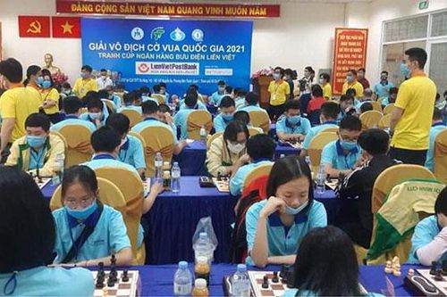 Trần Tuấn Minh chiến thắng nội dung cờ chớp tại Giải cờ vua vô địch quốc gia 2021