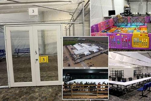 Bên trong cơ sở nhập cư ở Texas đột ngột quá tải tới 700% trong 3 tuần