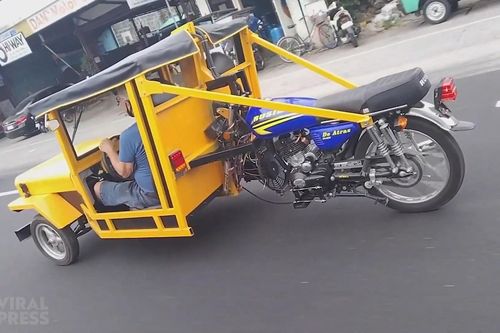 Chiếc xe đầu ôtô, đuôi xe máy ở Philippines