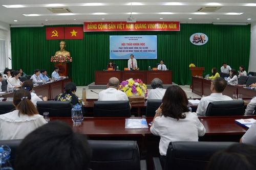 Hội thảo khoa học 'Phát triển nghề công tác xã hội ở TPHCM trong bối cảnh hiện nay'