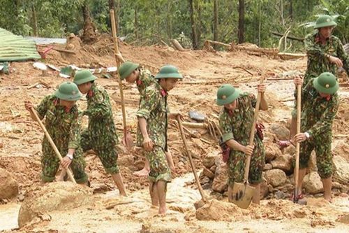 Quân đội tích cực ứng phó sự cố thiên tai, tìm kiếm cứu nạn