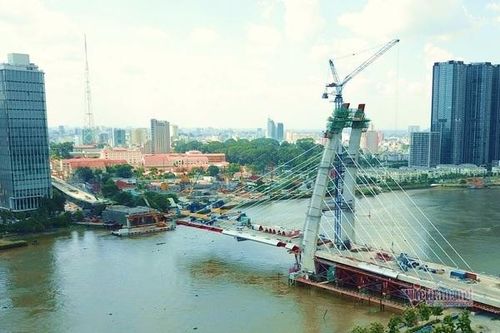 Cầu Thủ Thiêm 2 lùi tiến độ hoàn thành vào năm 2023