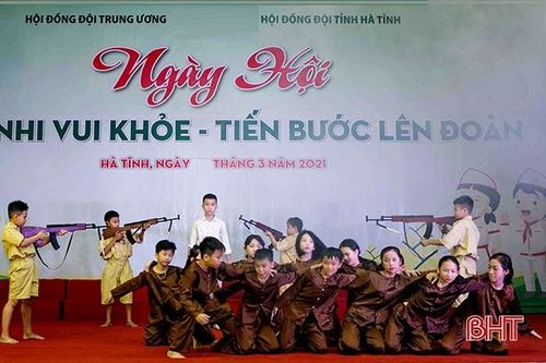 Hà Tĩnh tổ chức 'Ngày hội thiếu nhi vui khỏe - tiến bước lên Đoàn'