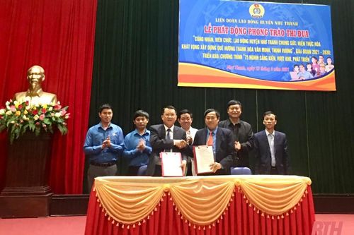 Công nhân, viên chức, lao động huyện Như Thanh chung sức hiện thực hóa khát vọng xây dựng quê hương Thanh Hóa văn minh, thịnh vượng