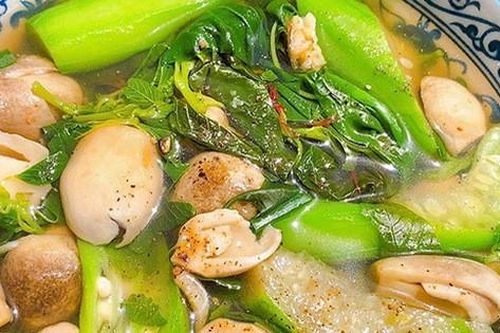 'Bon' miệng món canh rau dền chay