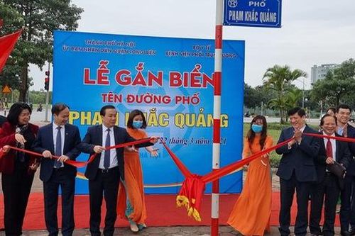 Hà Nội có thêm tuyến phố mới mang tên một thầy thuốc chống lao