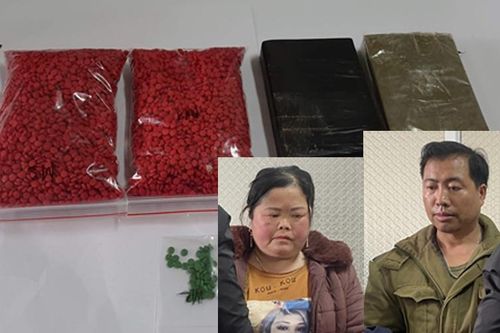 Cất giấu 2 bánh heroin và 12.000 viên ma túy đi bán thì bị bắt