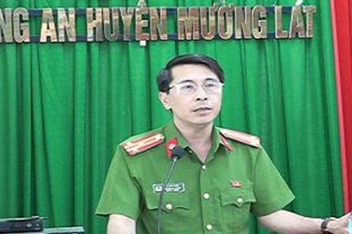 Thanh Hóa: Cách hết chức vụ nguyên Trưởng Công an huyện Mường Lát